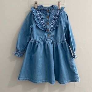 Happy Girls Club toddler denim dress Size 24 months